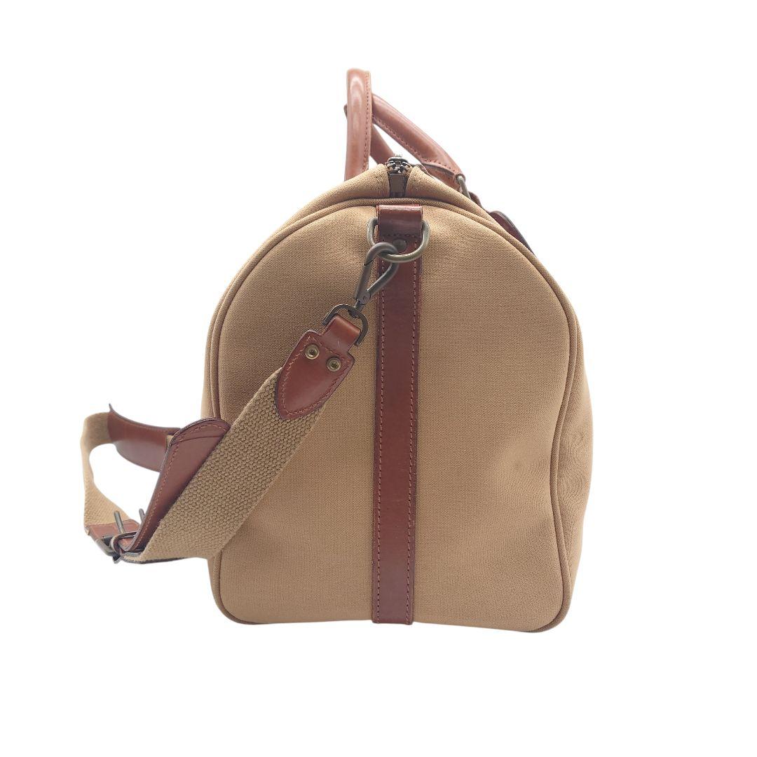 【ヴィンテージ】ラルフローレン　サファリ　キャンバス　レザー　 ボストンバッグ