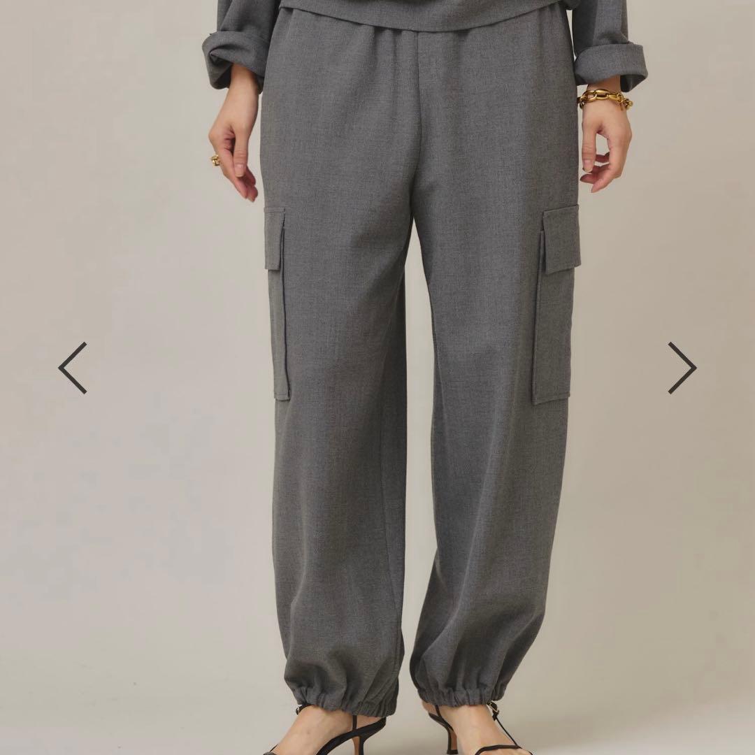 2024AW⭐︎カレンソロジー⭐︎ストレッチカーゴパンツ　グレー