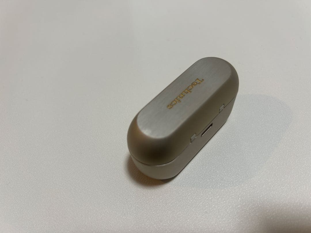 Technics イヤホンケース シャンパンゴールド ケース ケーブル のみ