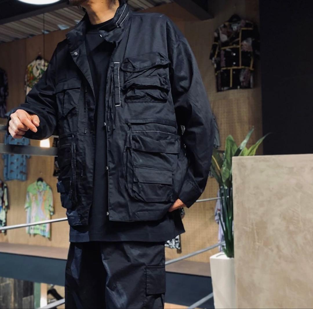 【新品未使用】F/CE. SOLOTEX UTILITY BLOUSONネイビー