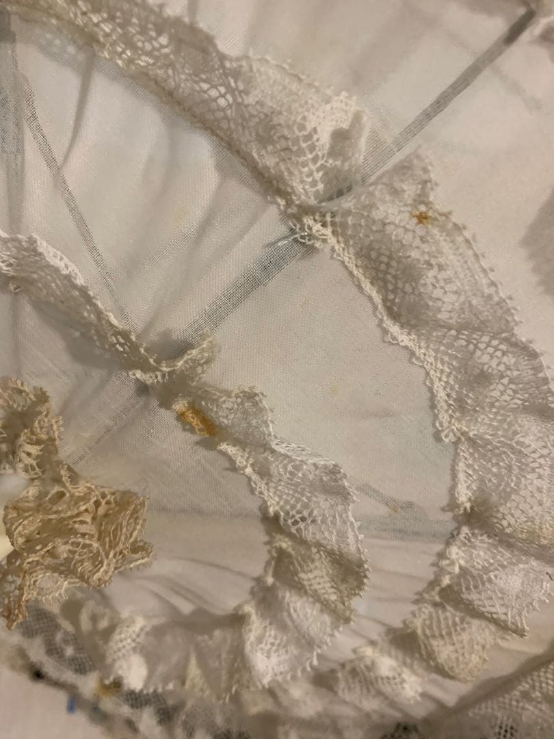 アンティークビスクドールスタンド３点とパラソルセット⑧