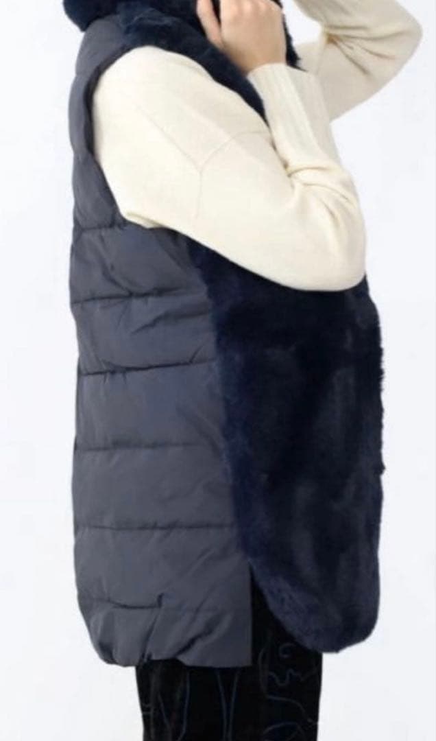 ヤマダヤ　福袋　2026年　ネイビー ファーコート