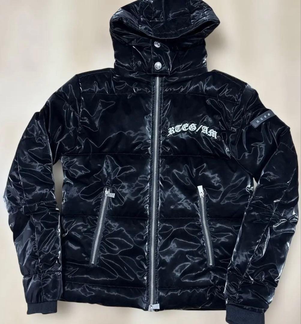 アダムスジャグラー　ダウンジャケット　ブラック