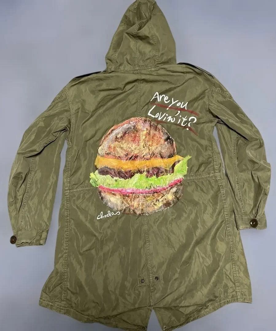 高級 M51 フィッシュテール　リメイク　ハンバーガー　モッズコート