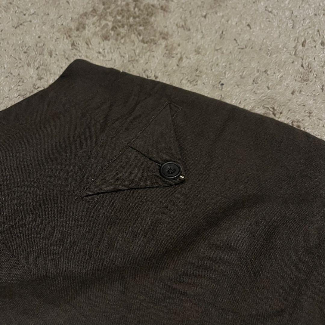 PaulHarnden サスペンダー ウール ショートパンツ カーキ xs