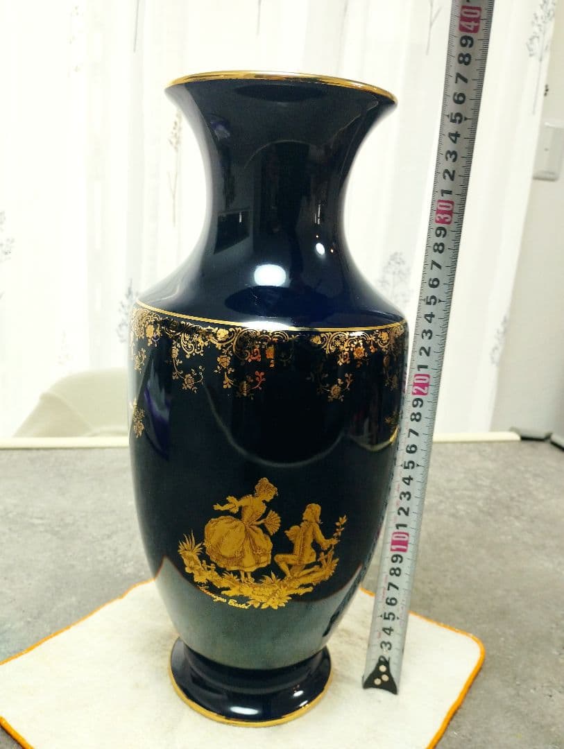 Limoges Castel 22Kゴールド花瓶