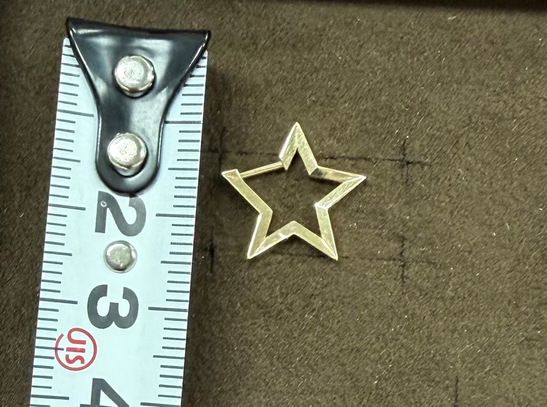 スタージュエリー　星　ピアス　k10