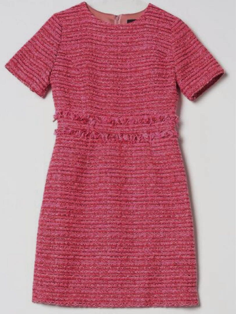 エミリアウィズ♡マリアケントツイードワンピース　ピンク