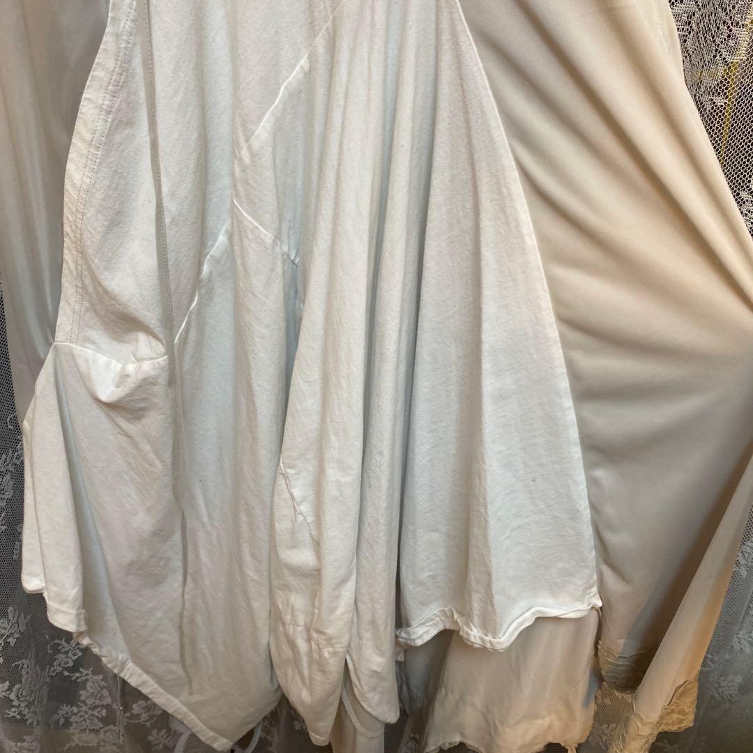 Maisonミハラヤスヒロ キャミワンピース ロング丈 レース装飾 ツギハギ