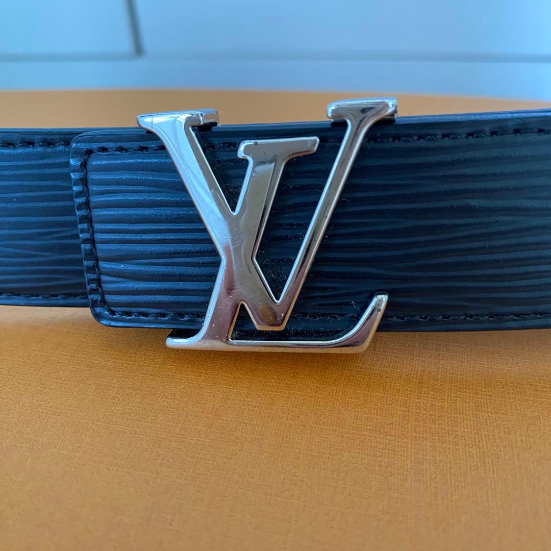 ルイヴィトン　ベルト　エピ　美品　黒