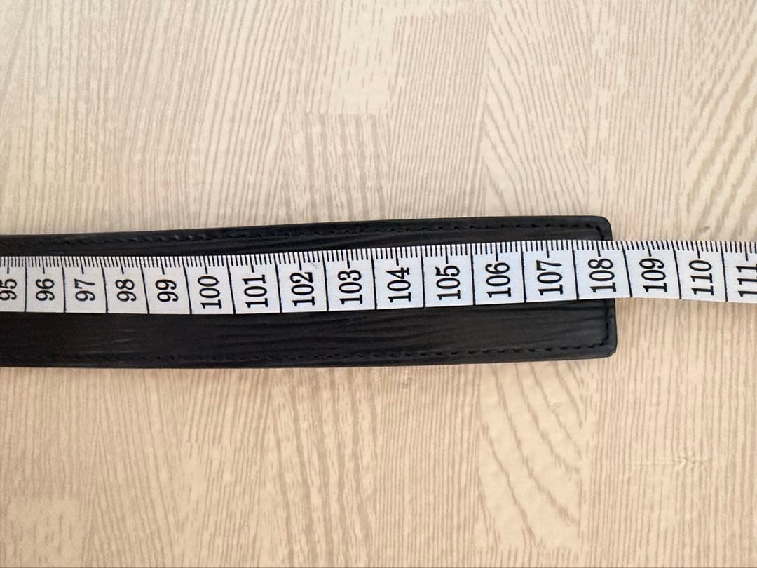 ルイヴィトン　ベルト　エピ　美品　黒