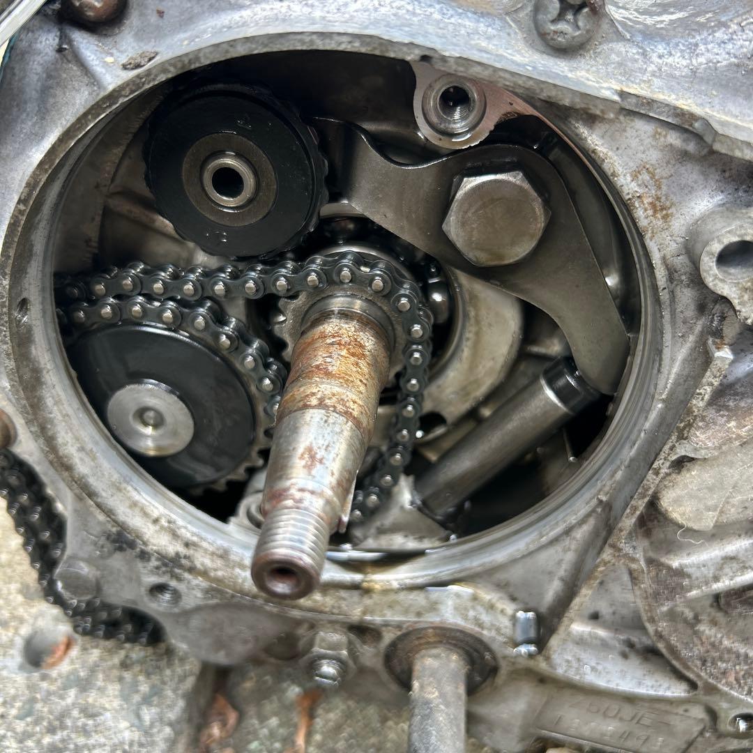 6Ｖゴリラより取り外し ジャンク クランクケース 腰下 モンキー ゴリラ