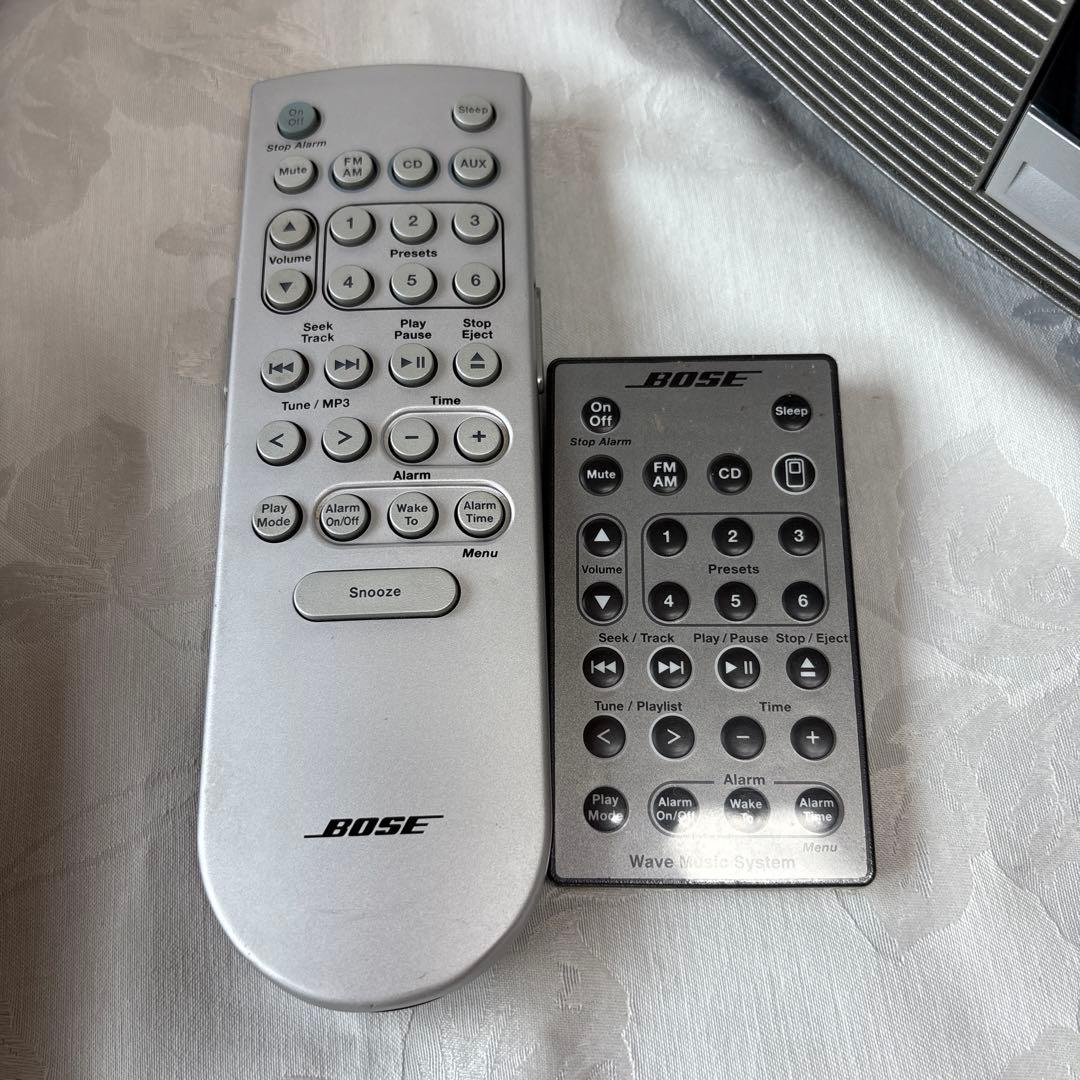 BOSE Wave Music System 純正プレミアムリモコン２個　動作品