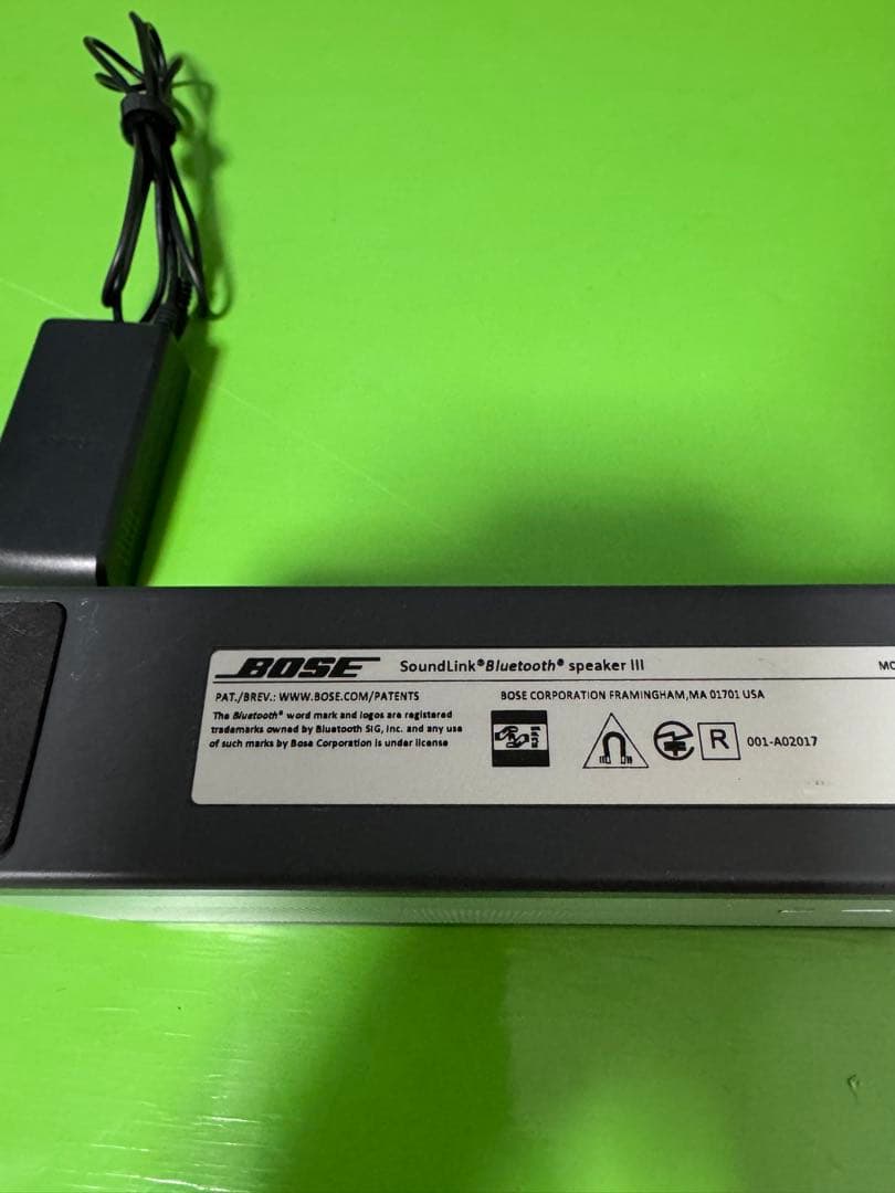 スピーカー・ウーファー BOSE SOUNDLINK BLUETOOTH SPEAKER 3