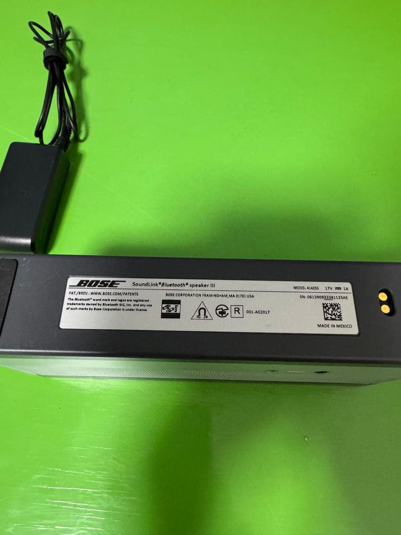 スピーカー・ウーファー BOSE SOUNDLINK BLUETOOTH SPEAKER 3