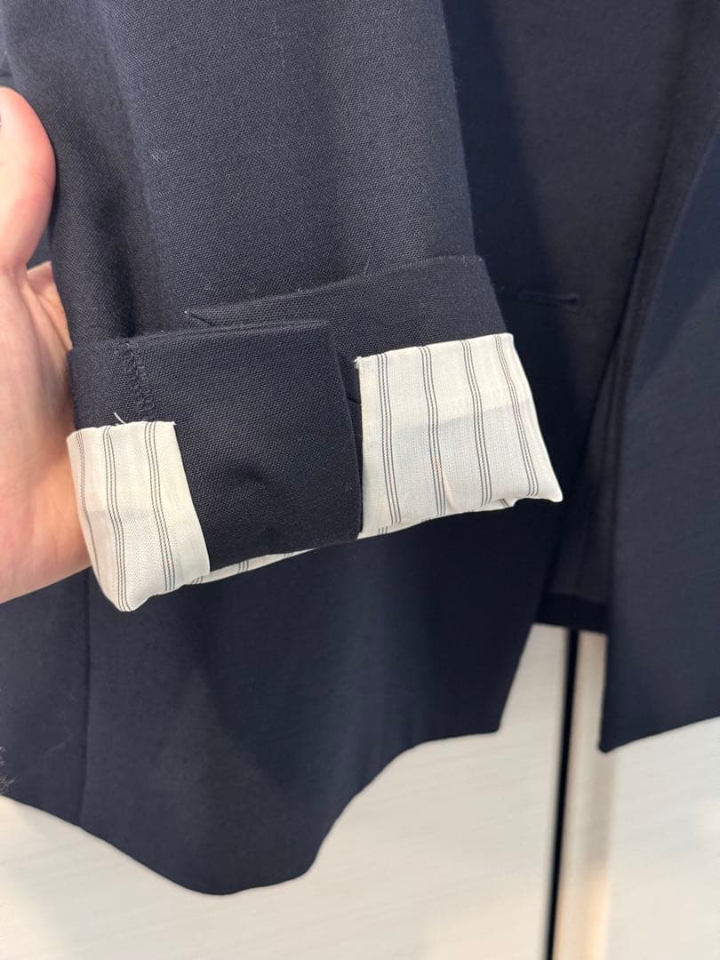 Spick and Span ネイビー ダブルブレストブレザー