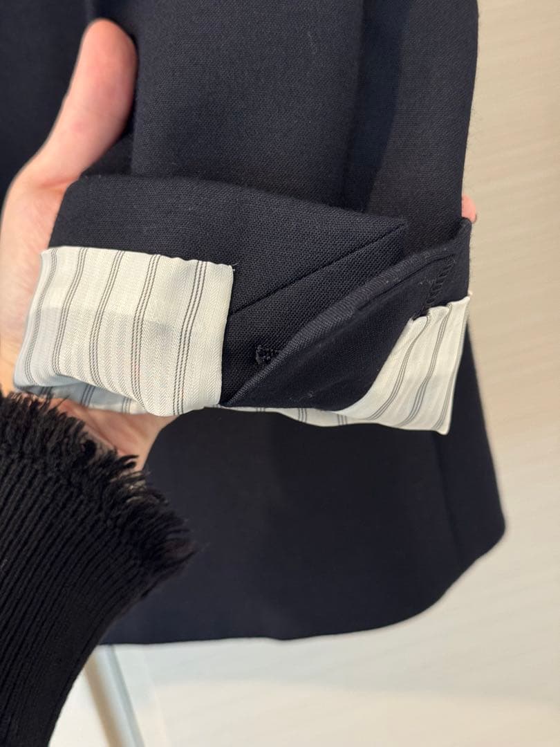 Spick and Span ネイビー ダブルブレストブレザー