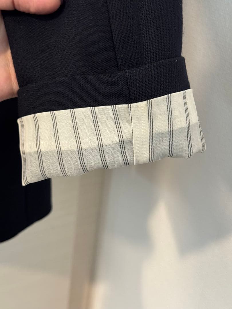 Spick and Span ネイビー ダブルブレストブレザー