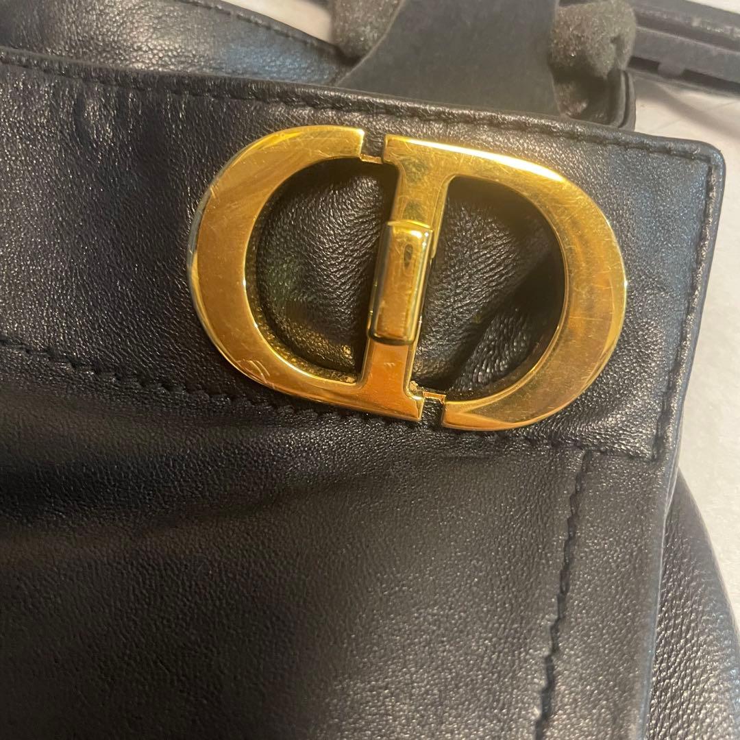 DIOR CDバックルレザースカートキュロット