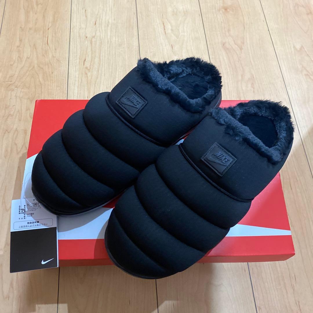 ナイキ　バロウ　ブラック 28cm ボア　サンダル　スリッポン　スリッパ　新品