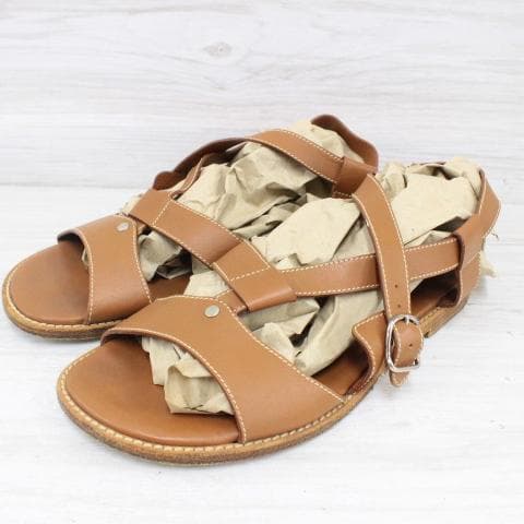 ◇HERMES ブラウン メンズ サンダル 25cm