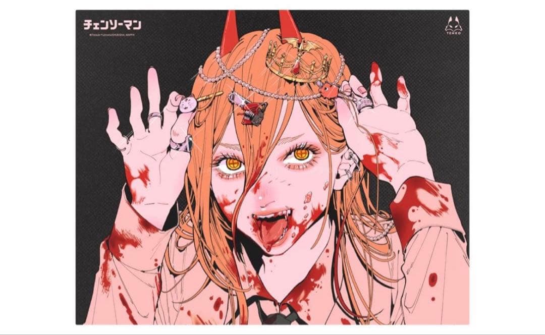 arbiter studio ガラス マウスパッド チェンソーマン パワー