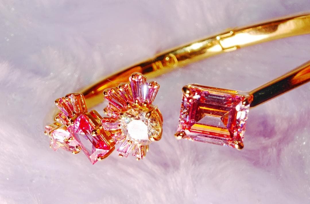 【美品】スワロフスキー Gema バングル Swarovski ブレスレット