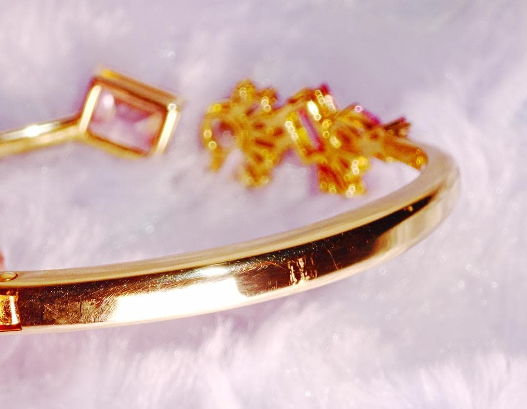 【美品】スワロフスキー Gema バングル Swarovski ブレスレット