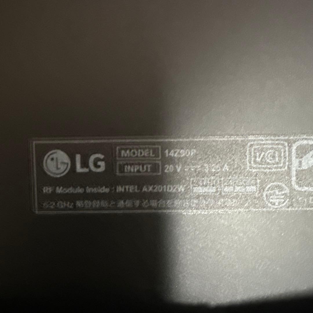 LG gram 14Z90P-KA55J ノートPC