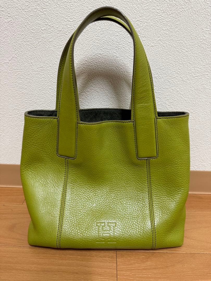 希少カラー HIROFU レザーハンドバッグ