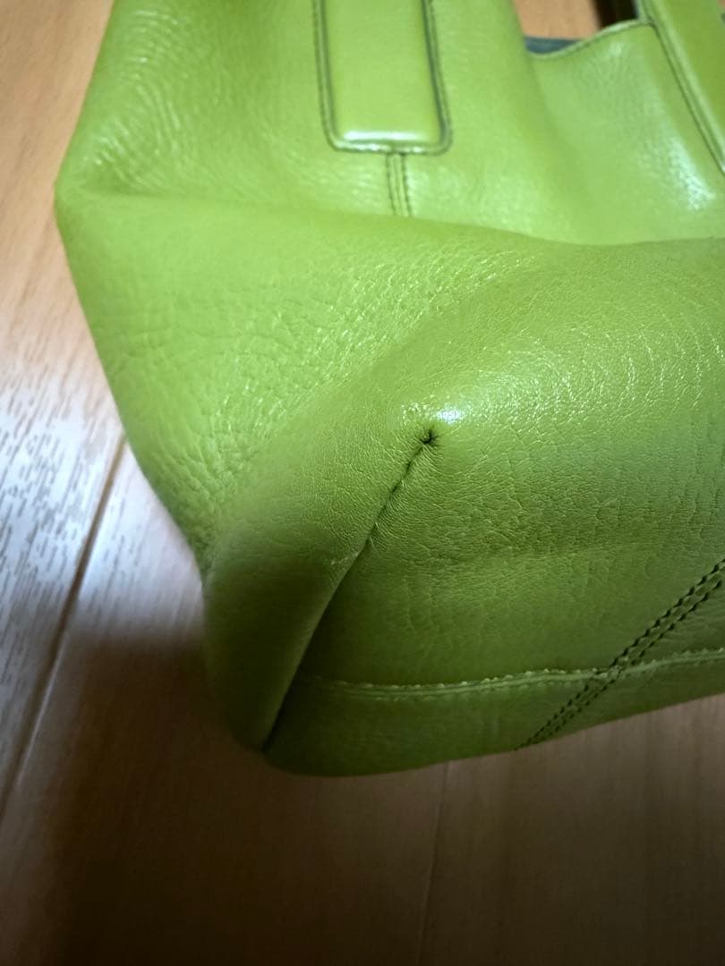 希少カラー HIROFU レザーハンドバッグ