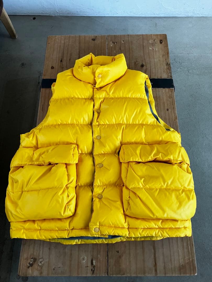 DAIWAPIER39 TECHBACKPACKER DOWNVEST イエロー