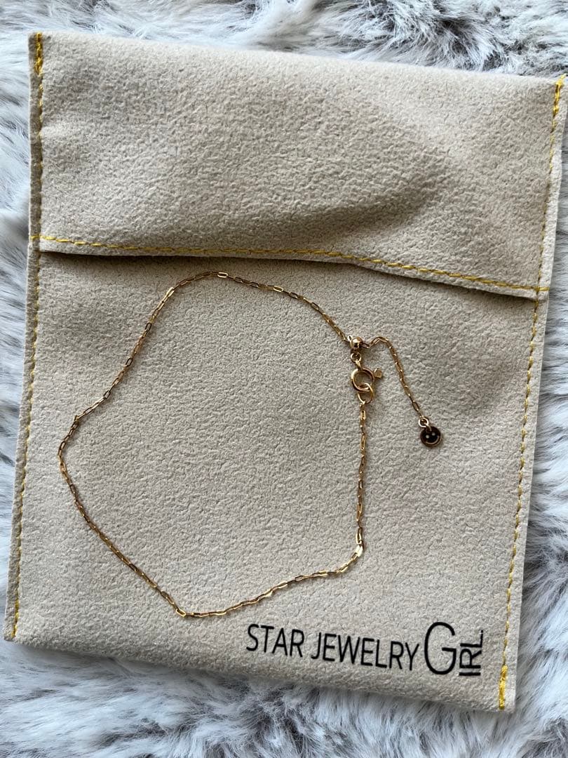 STAR JEWELRY GIRL K10 アンクレット