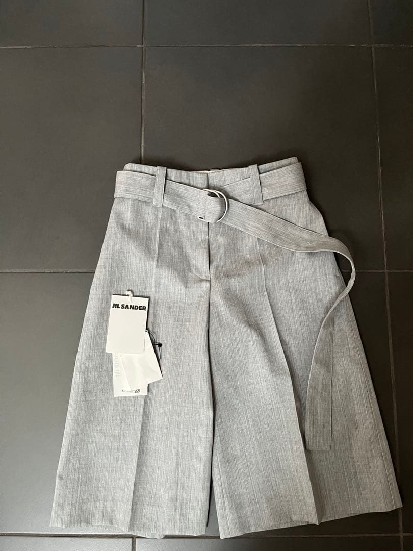 ジルサンダー　ウールバミューダハーフパンツ　テーラードパンツ　一度短時間使用