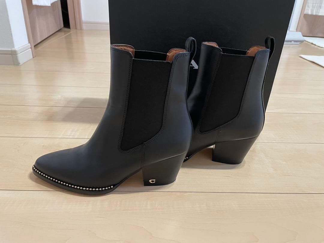 L*ん様 【2回使用】COACH ブーツ 黒