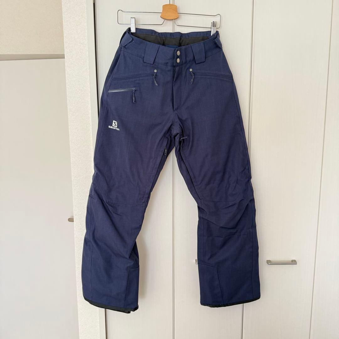 Salomon スキーウェア セット 上L下M ネイビー