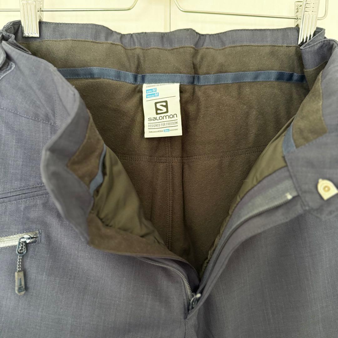 Salomon スキーウェア セット 上L下M ネイビー