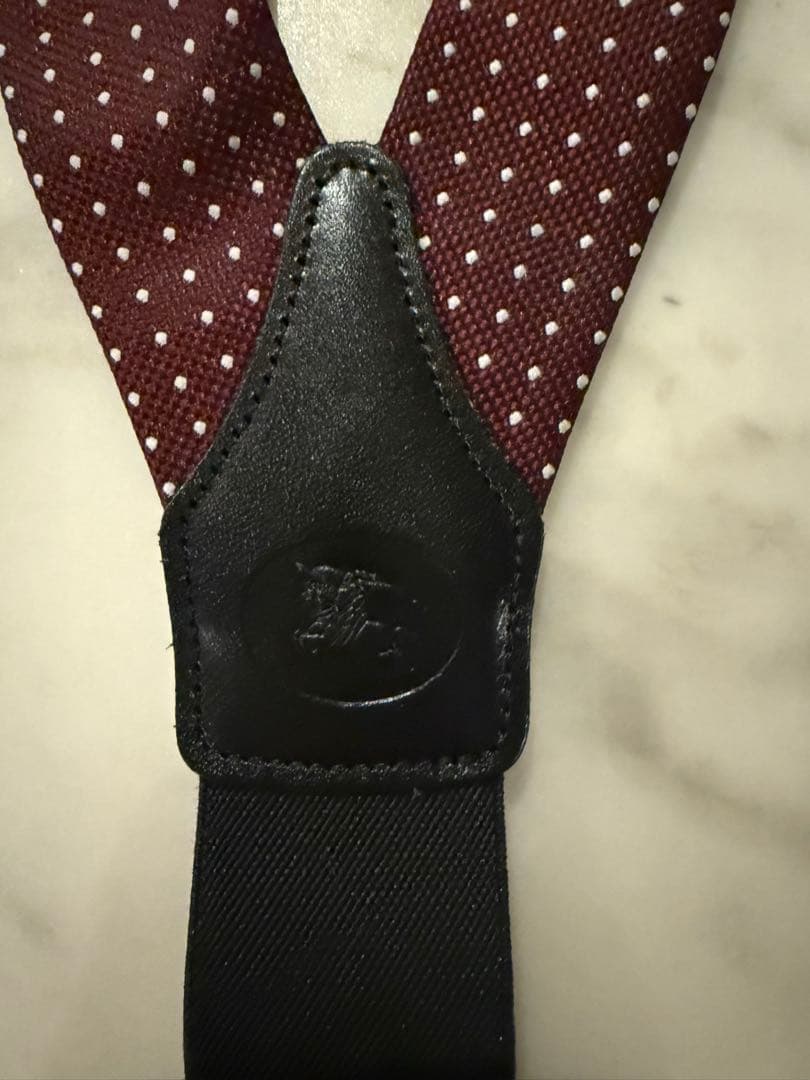 【新品未使用】バーバリー　サスペンダー　burberry