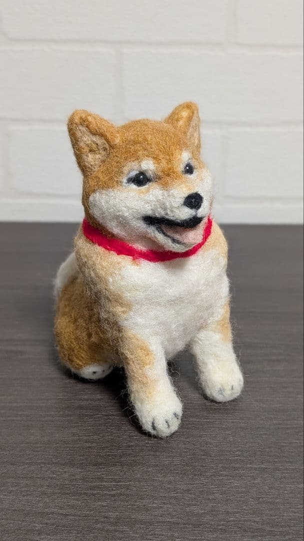 柴犬　羊毛　羊毛フェルト　ハンドメイド　ハスキー