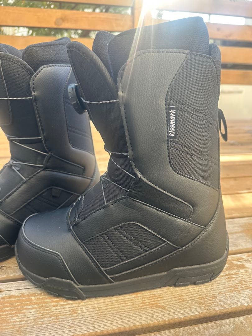 Kissmark ブラック スノーボードブーツ