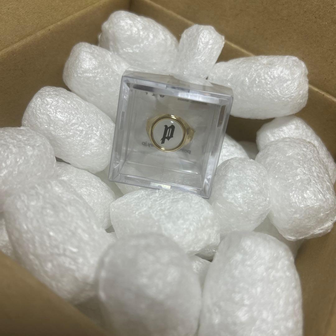 指輪・リング POINTLESS JOURNEY TOY RING \"P\" - WHITE