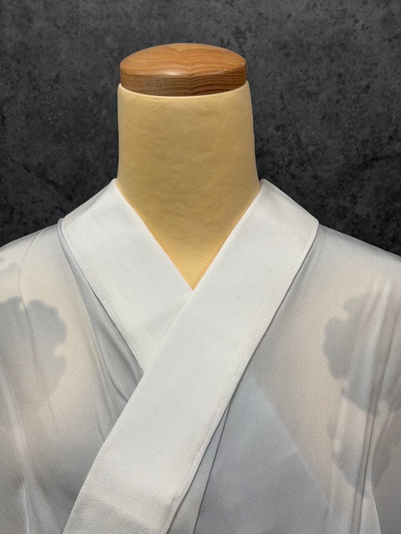 ねむの木＠きもの好き様御専用　IB-12 襦袢　長襦袢　薄灰単衣しつけ 美品