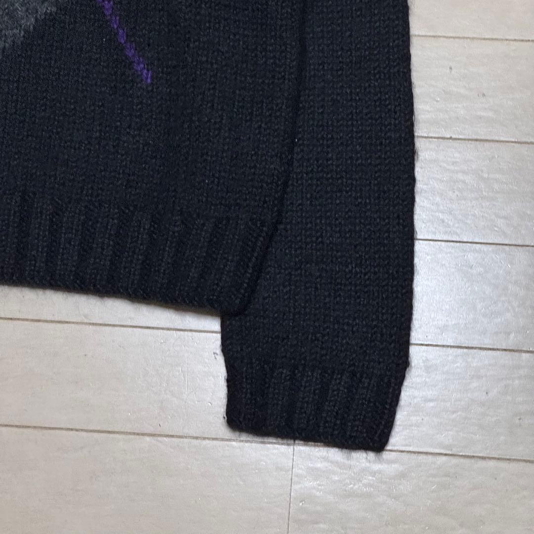 常*室様 希少✨　ポロバイラルフローレン　ハンドニット　アーガイル　長袖ニット