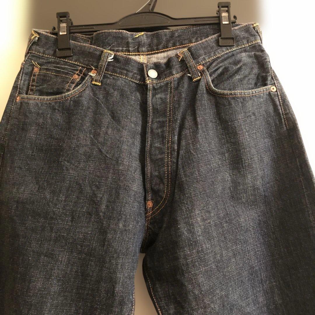 S*E様 エヴィス　デニムパンツ　ジーンズ　虎ドクロ 濃紺　美品　希少　レア