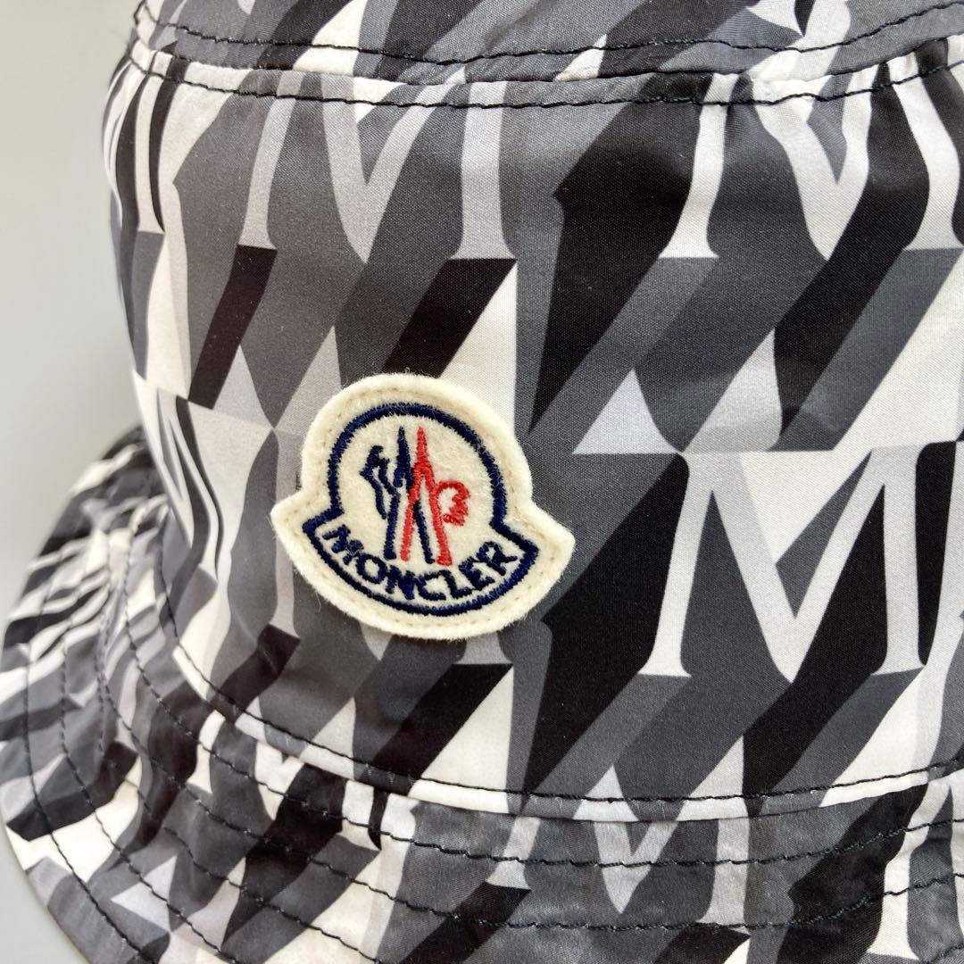 新品未使用 MONCLER モンクレール バケットハット リバーシブル 帽子 黒