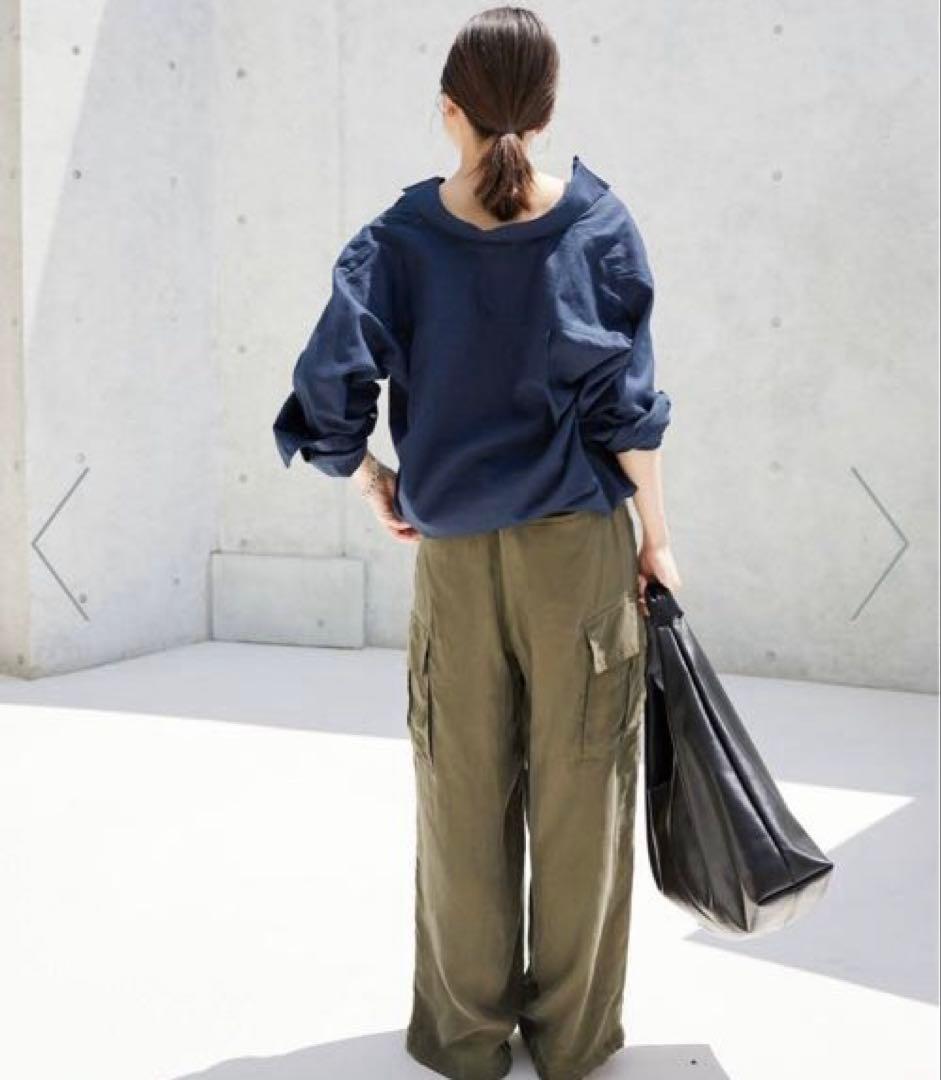 【新品同様】24SS SLOBE IENA キュプラ カーゴパンツ 38
