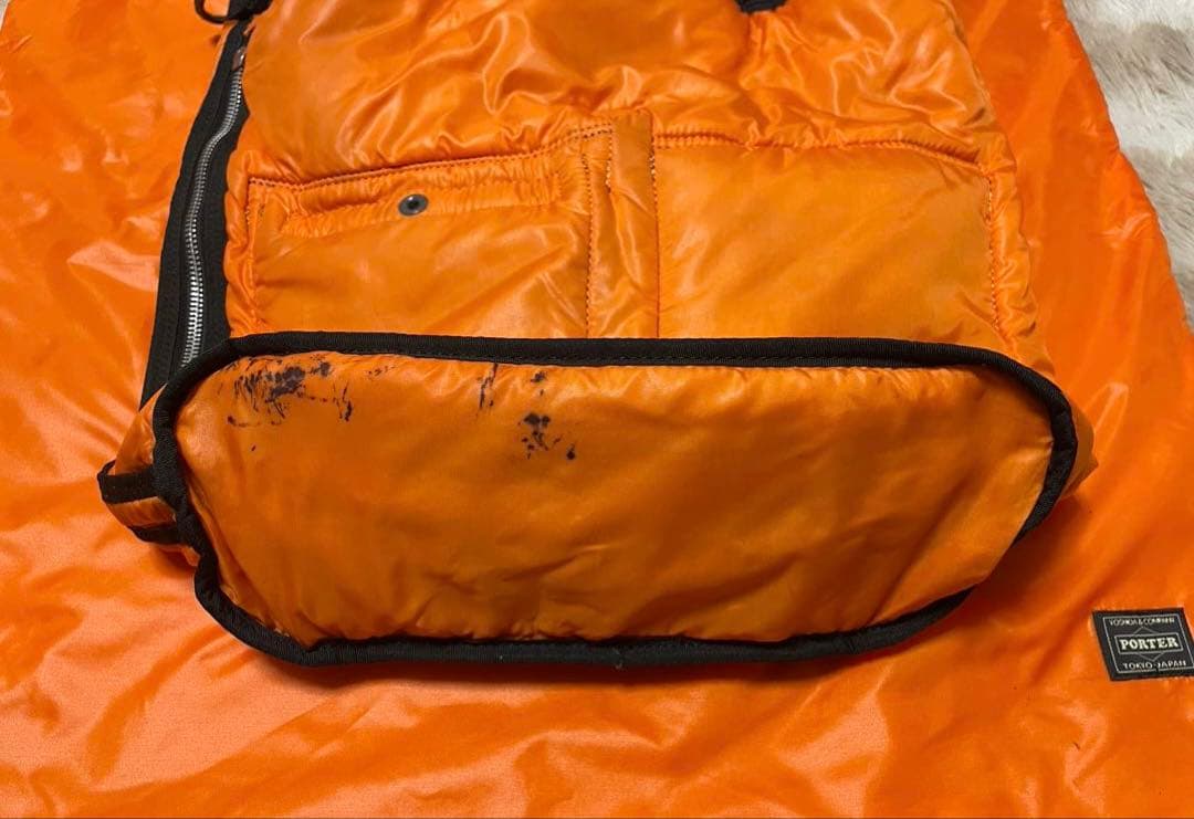 【外観極美品】PORTER ポーター タンカー リュック バッグパック ブラック