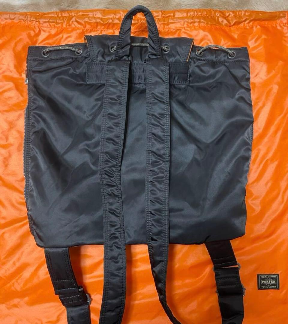 【外観極美品】PORTER ポーター タンカー リュック バッグパック ブラック