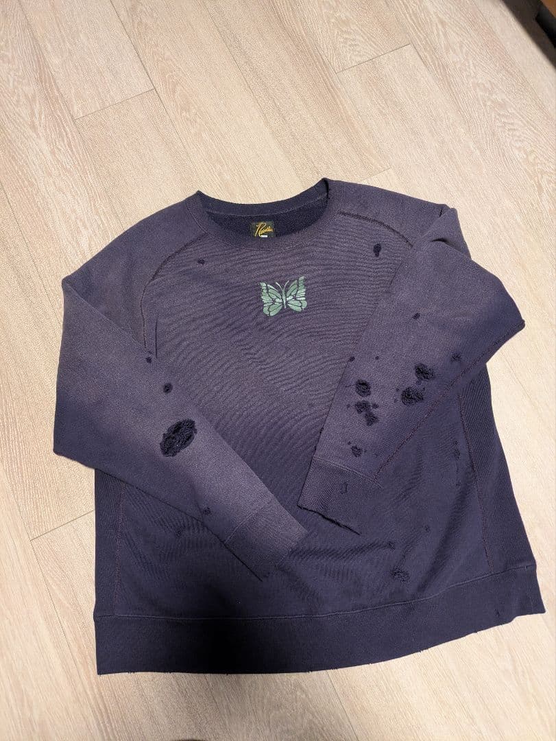 Needles ダメージが加工　トレーナー