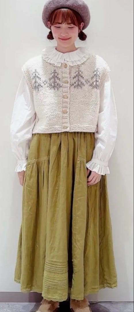 SM2＊TSUHARU＊ペルー＊ニット前後着ジャガードニットベスト＊